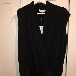 NWT Calvin Klein Body Suit Plunge Top